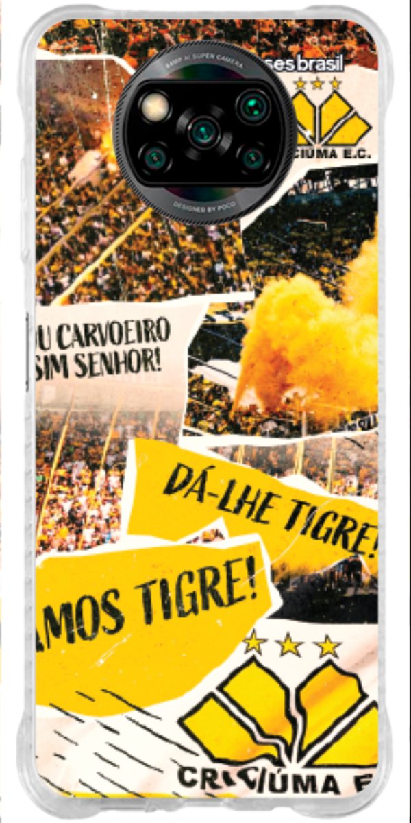 Capinha para Celular Criciúma Estampa Oficial 07