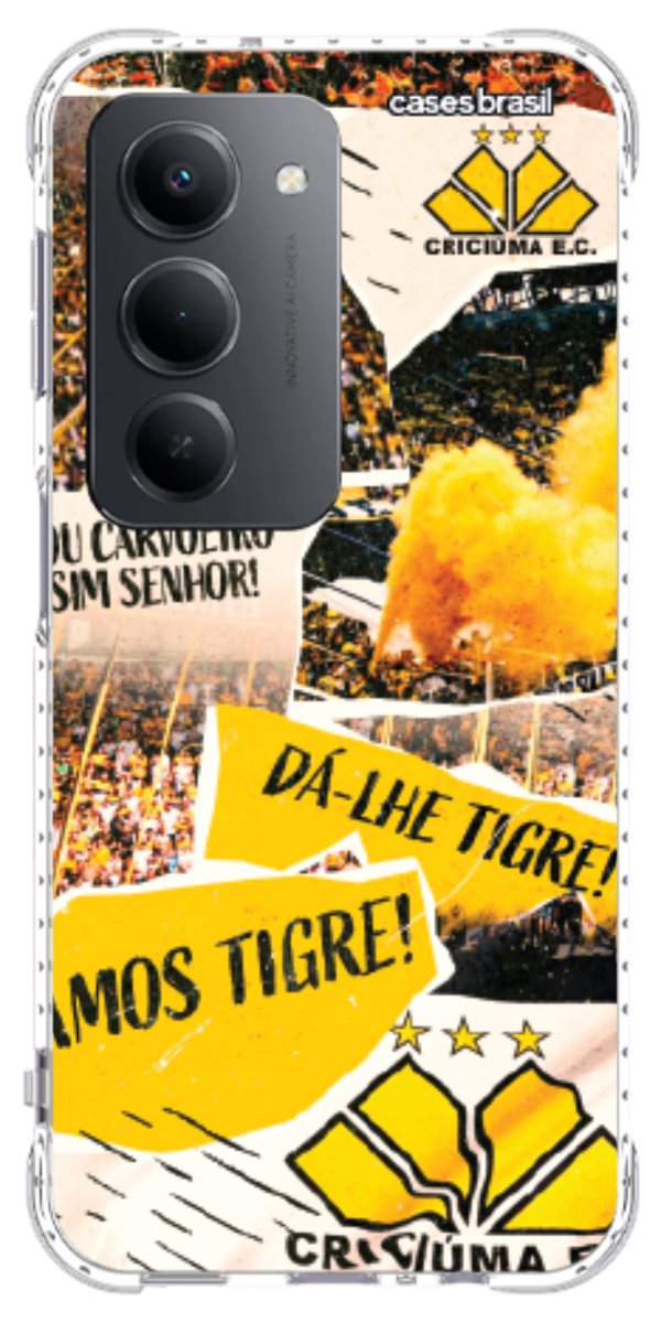 Capinha para Celular Criciúma Estampa Oficial 07