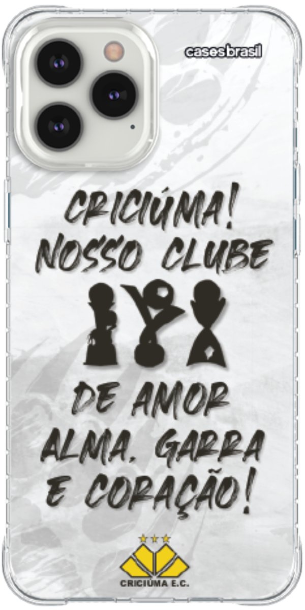 Capinha para Celular Crciúma Estampa Oficial 09