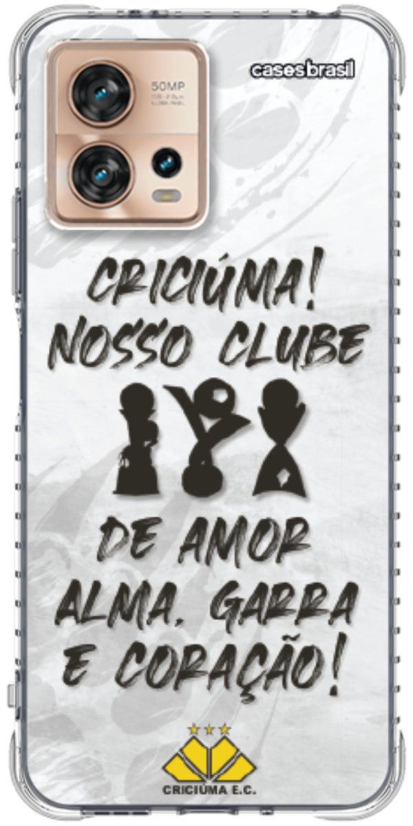 Capinha para Celular Crciúma Estampa Oficial 09