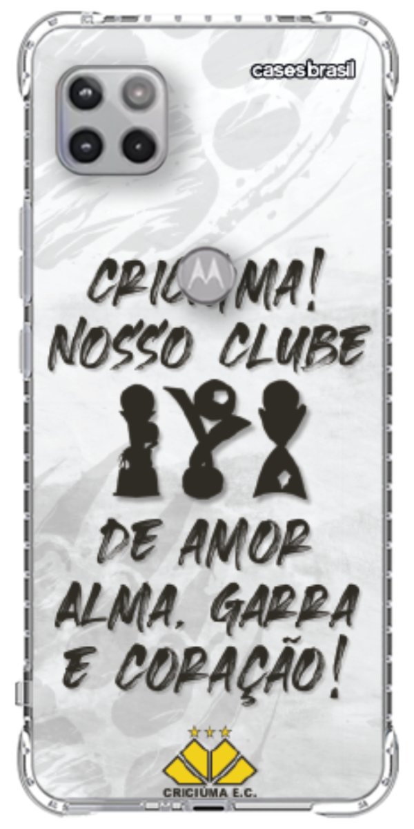 Capinha para Celular Crciúma Estampa Oficial 09