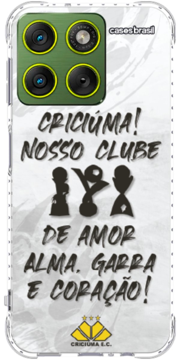 Capinha para Celular Crciúma Estampa Oficial 09