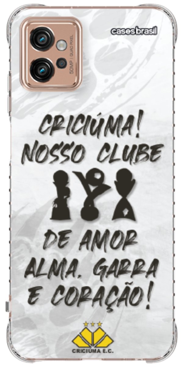 Capinha para Celular Crciúma Estampa Oficial 09