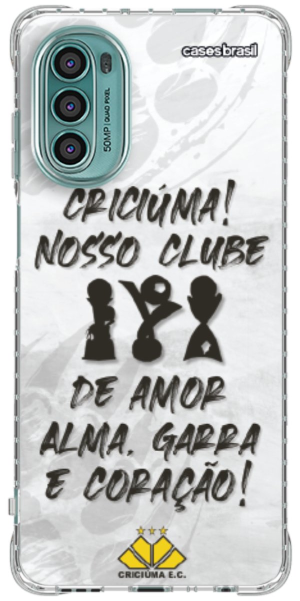 Capinha para Celular Crciúma Estampa Oficial 09