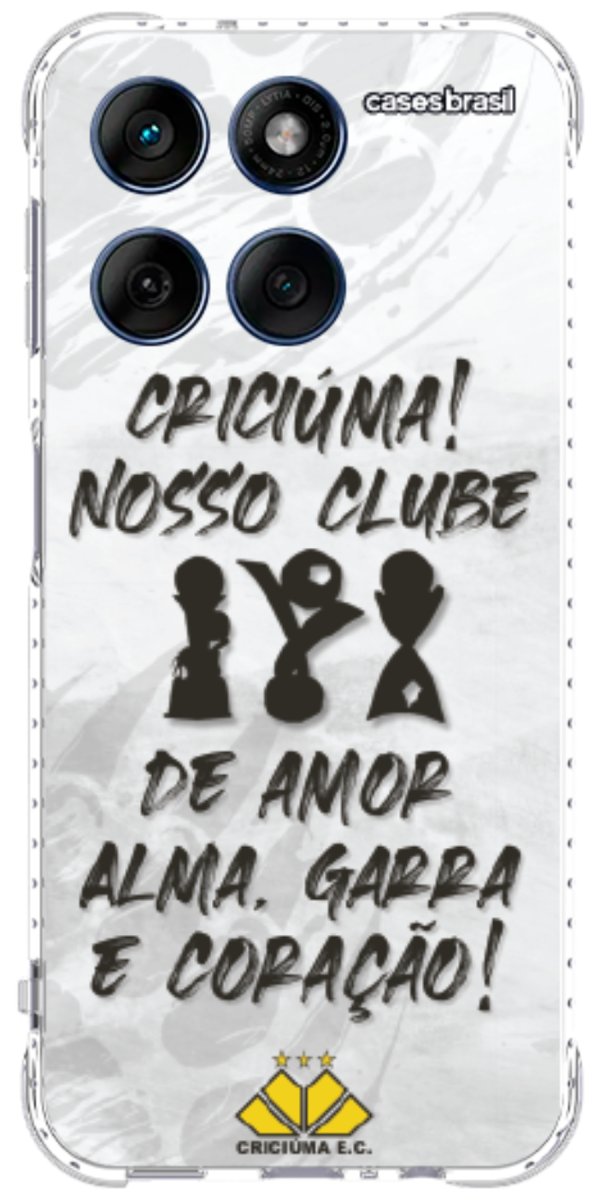 Capinha para Celular Crciúma Estampa Oficial 09