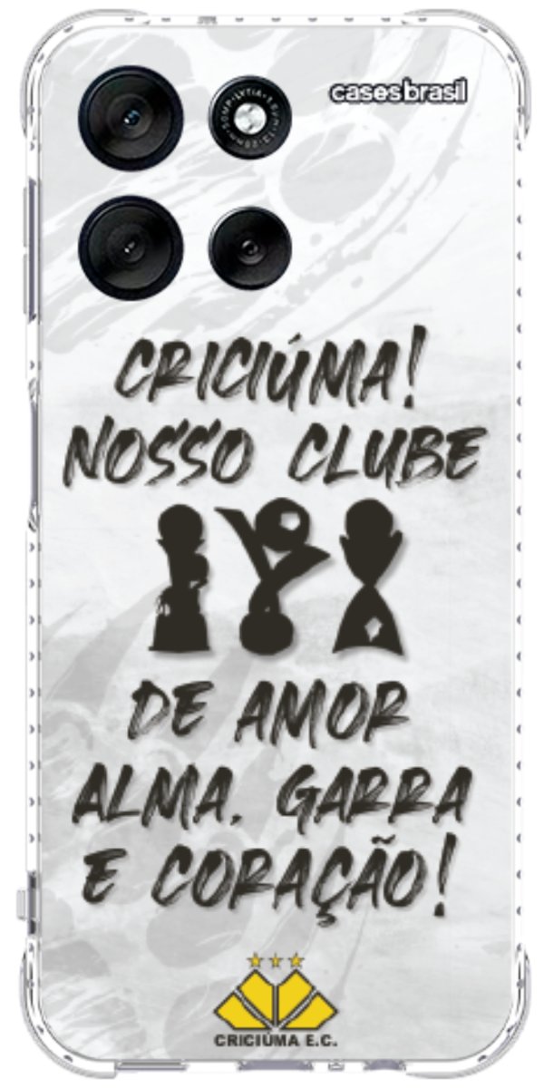 Capinha para Celular Crciúma Estampa Oficial 09