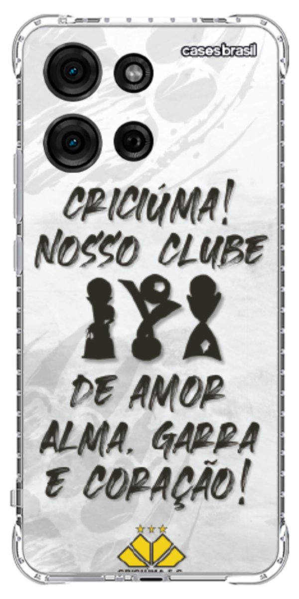 Capinha para Celular Crciúma Estampa Oficial 09