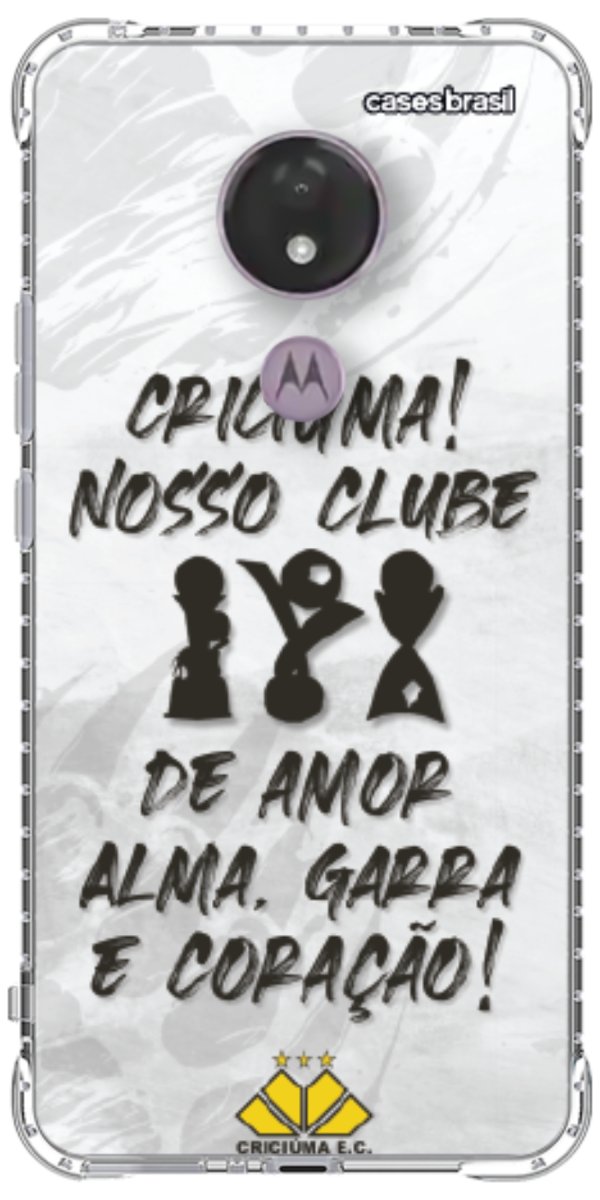 Capinha para Celular Crciúma Estampa Oficial 09