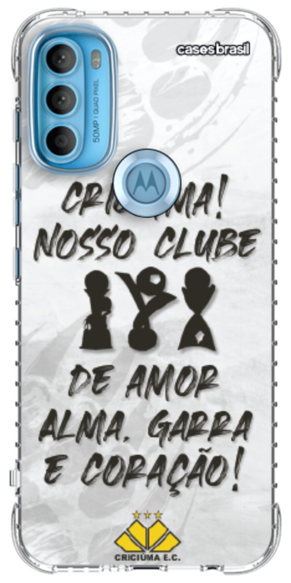 Capinha para Celular Crciúma Estampa Oficial 09
