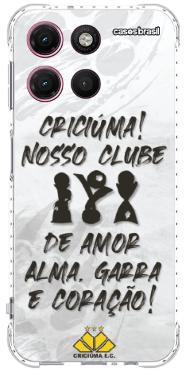 Capinha para Celular Crciúma Estampa Oficial 09
