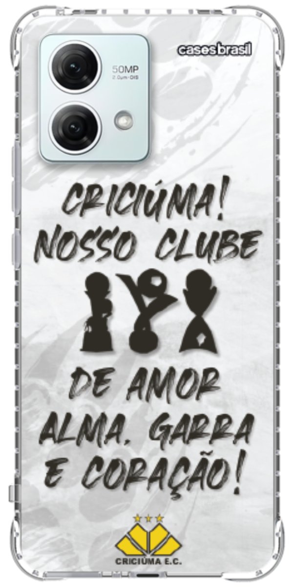 Capinha para Celular Crciúma Estampa Oficial 09