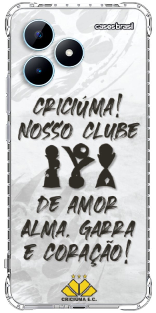 Capinha para Celular Crciúma Estampa Oficial 09