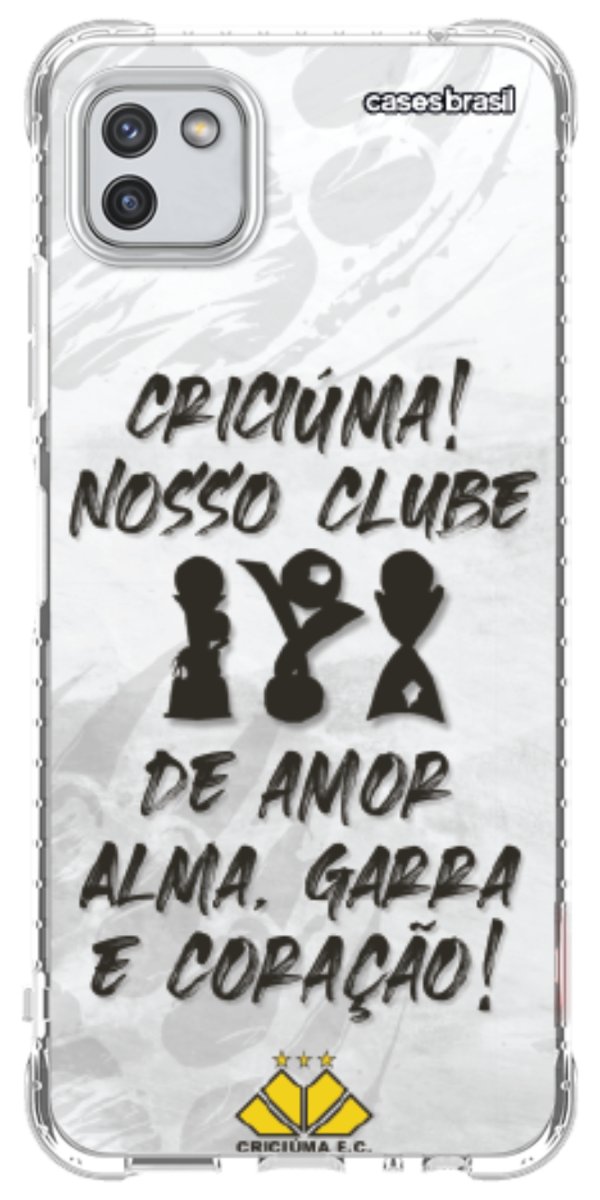 Capinha para Celular Crciúma Estampa Oficial 09