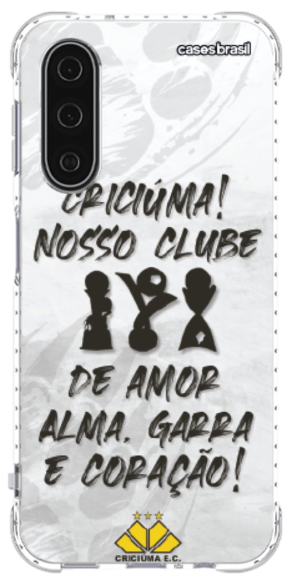 Capinha para Celular Crciúma Estampa Oficial 09