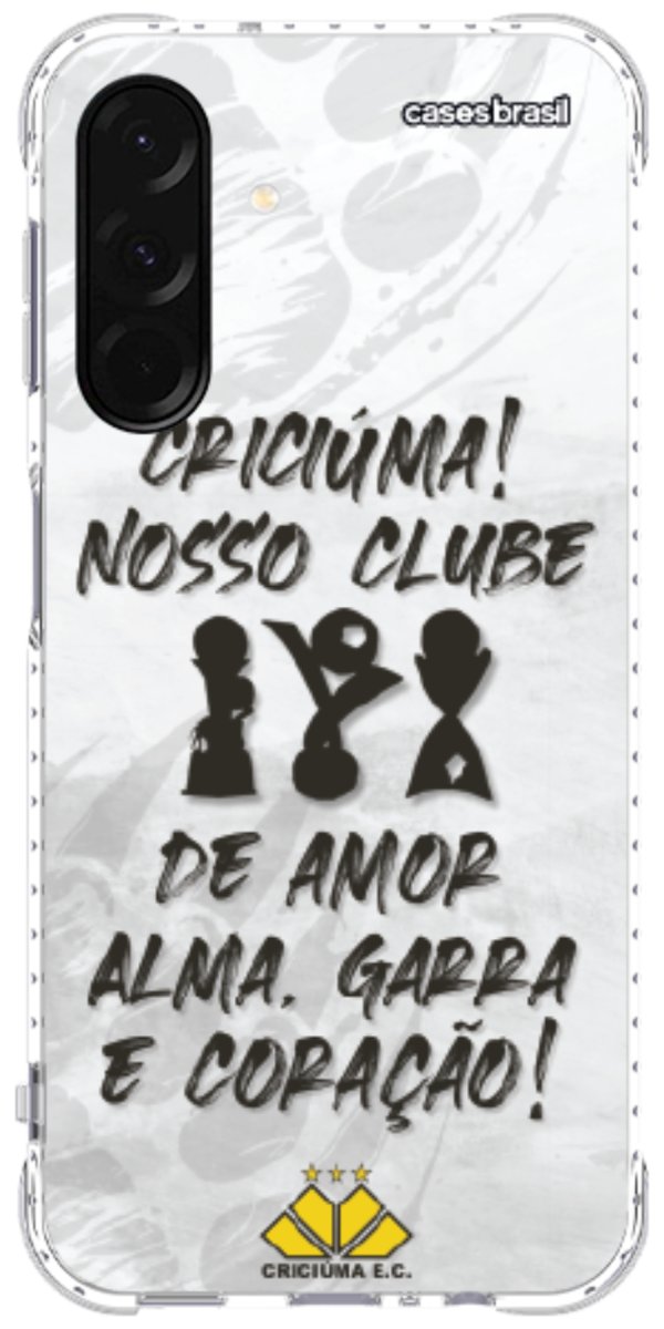Capinha para Celular Crciúma Estampa Oficial 09