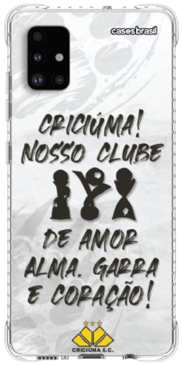 Capinha para Celular Crciúma Estampa Oficial 09