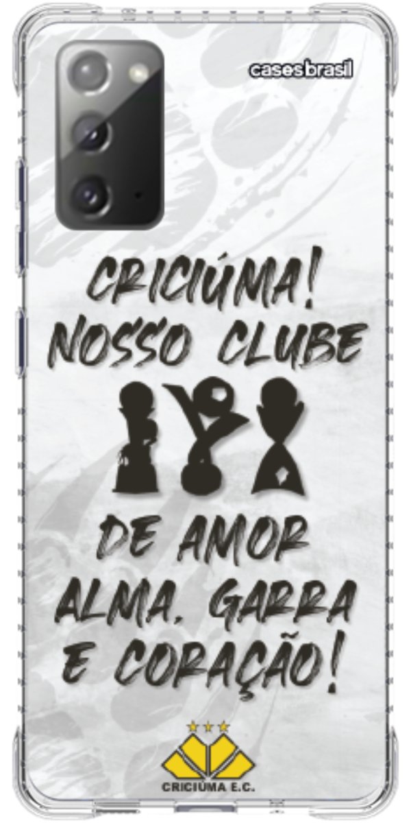 Capinha para Celular Crciúma Estampa Oficial 09