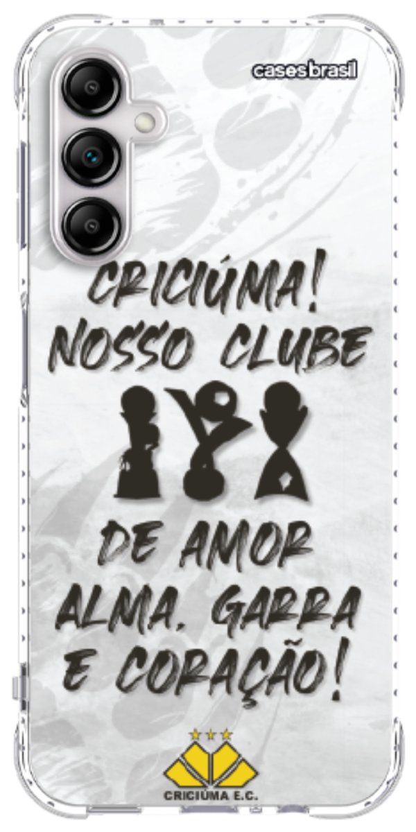 Capinha para Celular Crciúma Estampa Oficial 09