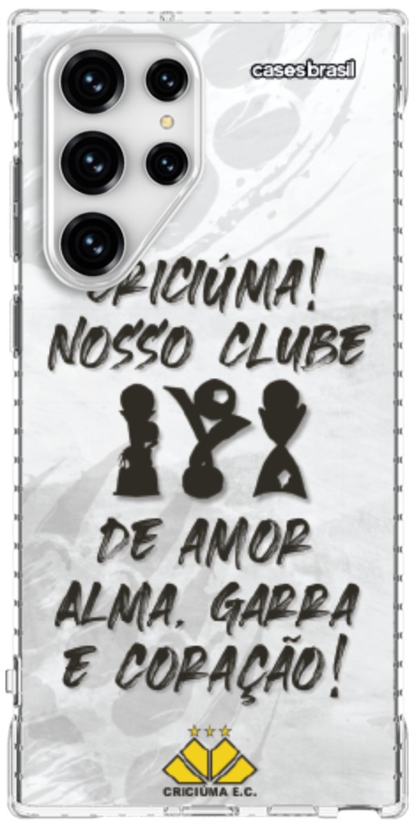 Capinha para Celular Crciúma Estampa Oficial 09