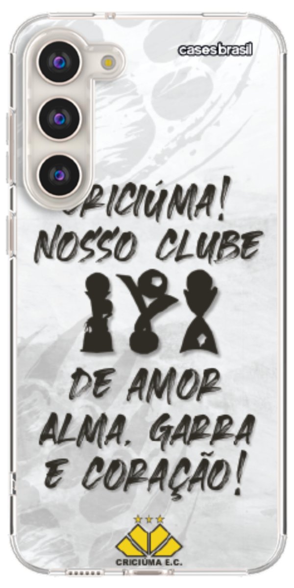 Capinha para Celular Crciúma Estampa Oficial 09