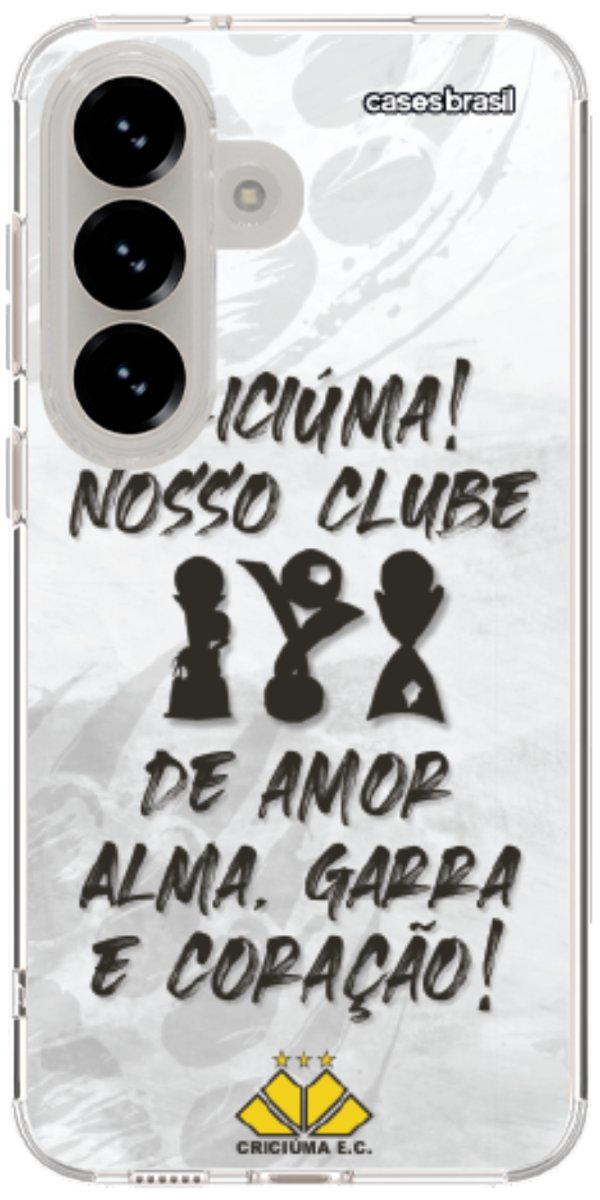 Capinha para Celular Crciúma Estampa Oficial 09