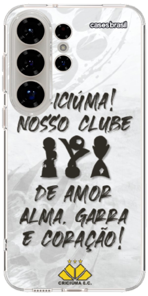 Capinha para Celular Crciúma Estampa Oficial 09