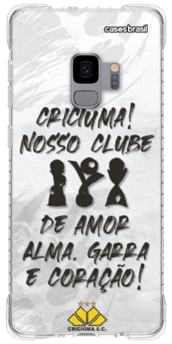Capinha para Celular Crciúma Estampa Oficial 09
