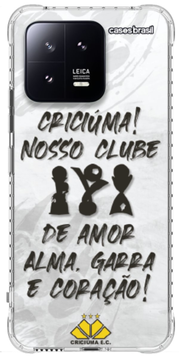 Capinha para Celular Crciúma Estampa Oficial 09