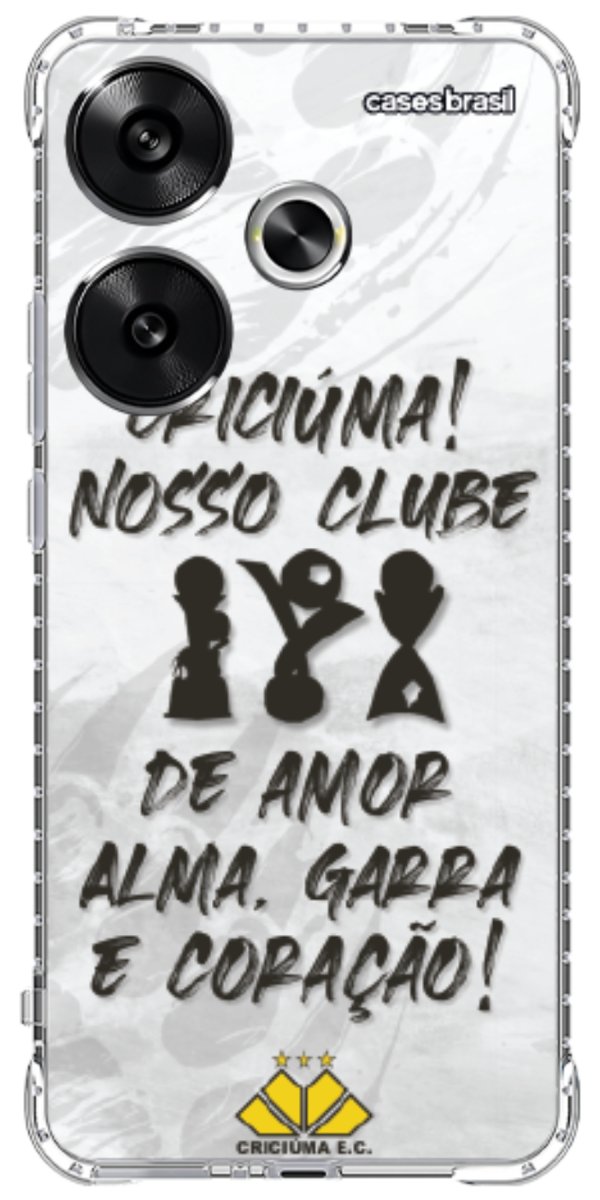 Capinha para Celular Crciúma Estampa Oficial 09