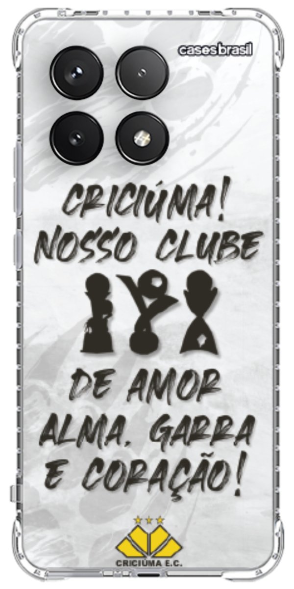 Capinha para Celular Crciúma Estampa Oficial 09