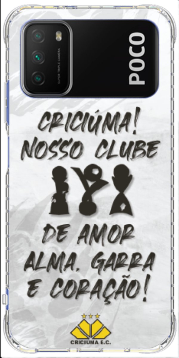 Capinha para Celular Crciúma Estampa Oficial 09