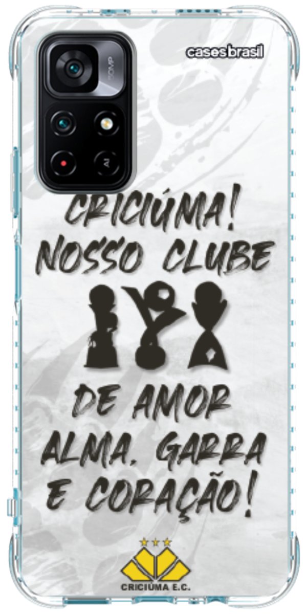 Capinha para Celular Crciúma Estampa Oficial 09