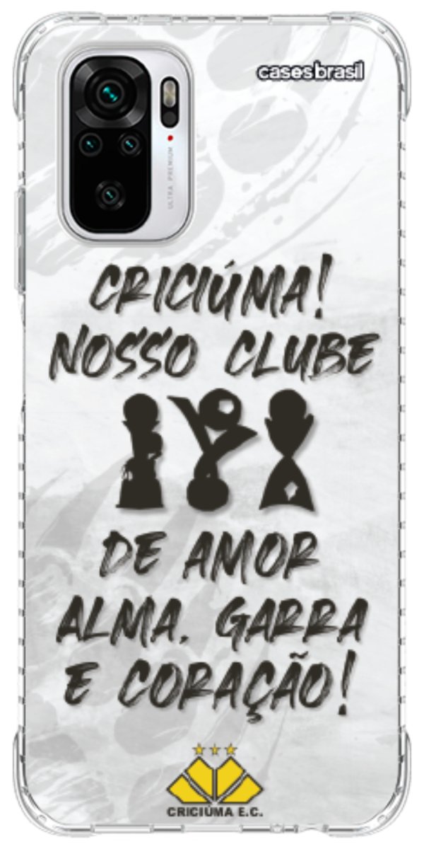 Capinha para Celular Crciúma Estampa Oficial 09