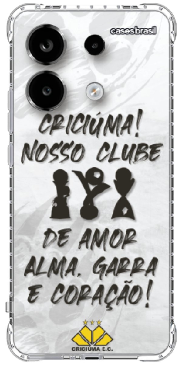 Capinha para Celular Crciúma Estampa Oficial 09