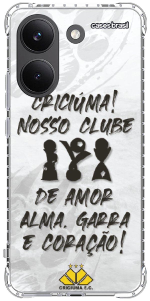 Capinha para Celular Crciúma Estampa Oficial 09