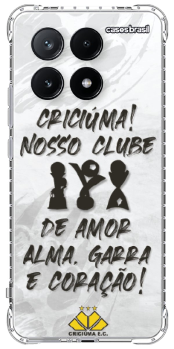 Capinha para Celular Crciúma Estampa Oficial 09