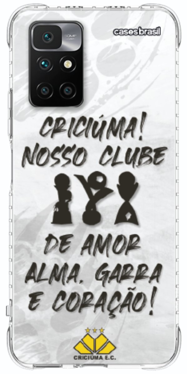 Capinha para Celular Crciúma Estampa Oficial 09