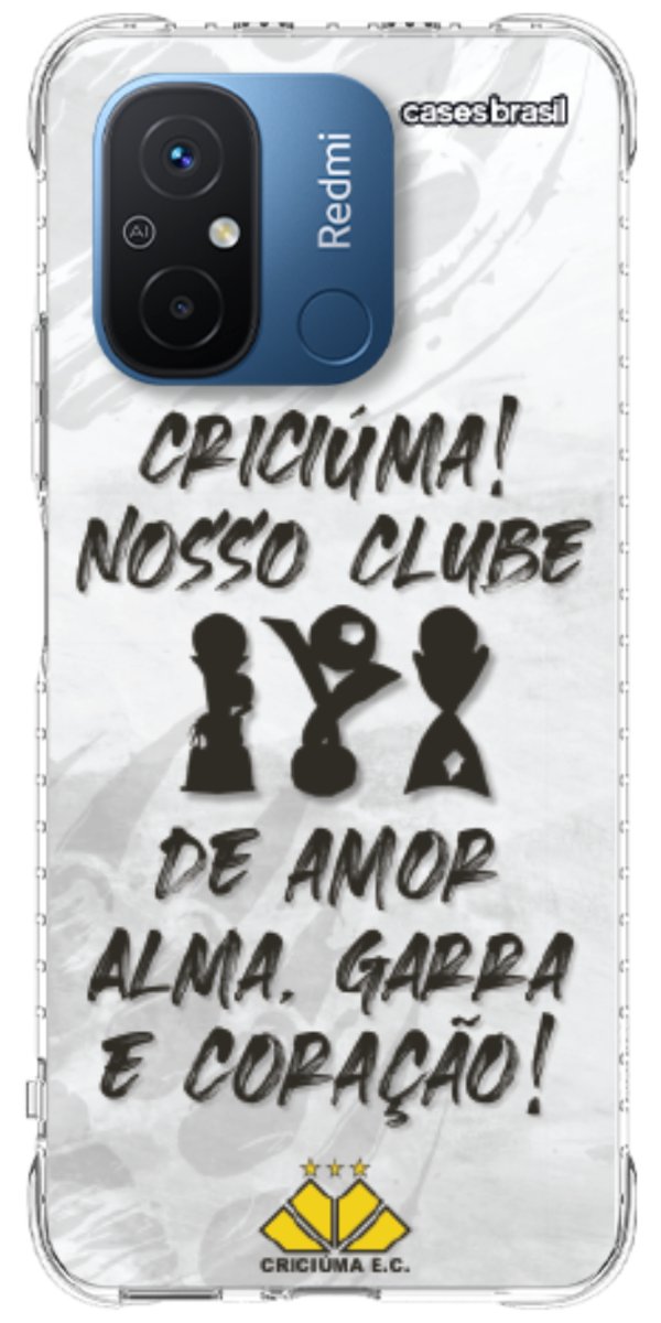 Capinha para Celular Crciúma Estampa Oficial 09