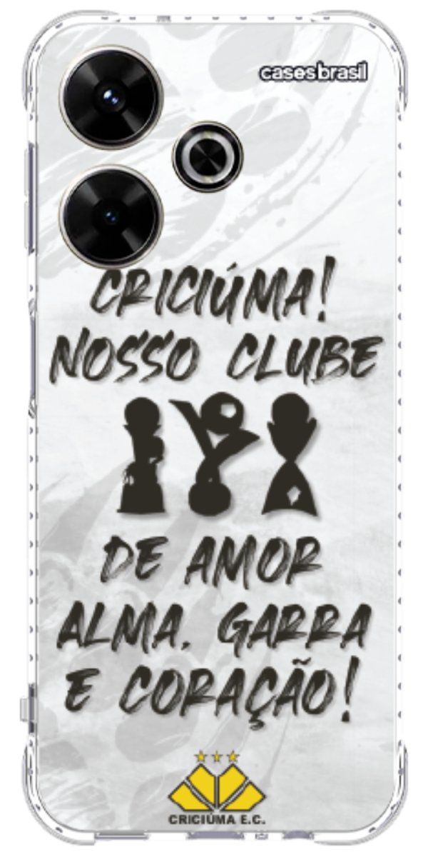 Capinha para Celular Crciúma Estampa Oficial 09