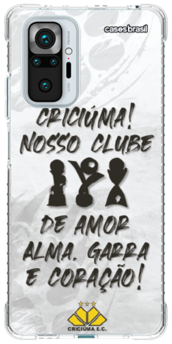 Capinha para Celular Crciúma Estampa Oficial 09
