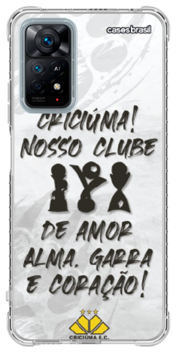 Capinha para Celular Crciúma Estampa Oficial 09