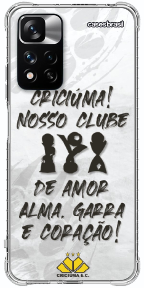Capinha para Celular Crciúma Estampa Oficial 09