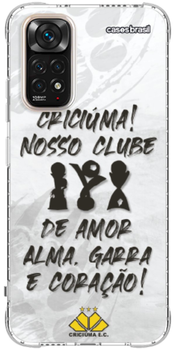 Capinha para Celular Crciúma Estampa Oficial 09