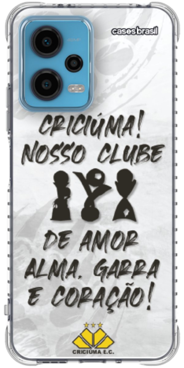 Capinha para Celular Crciúma Estampa Oficial 09