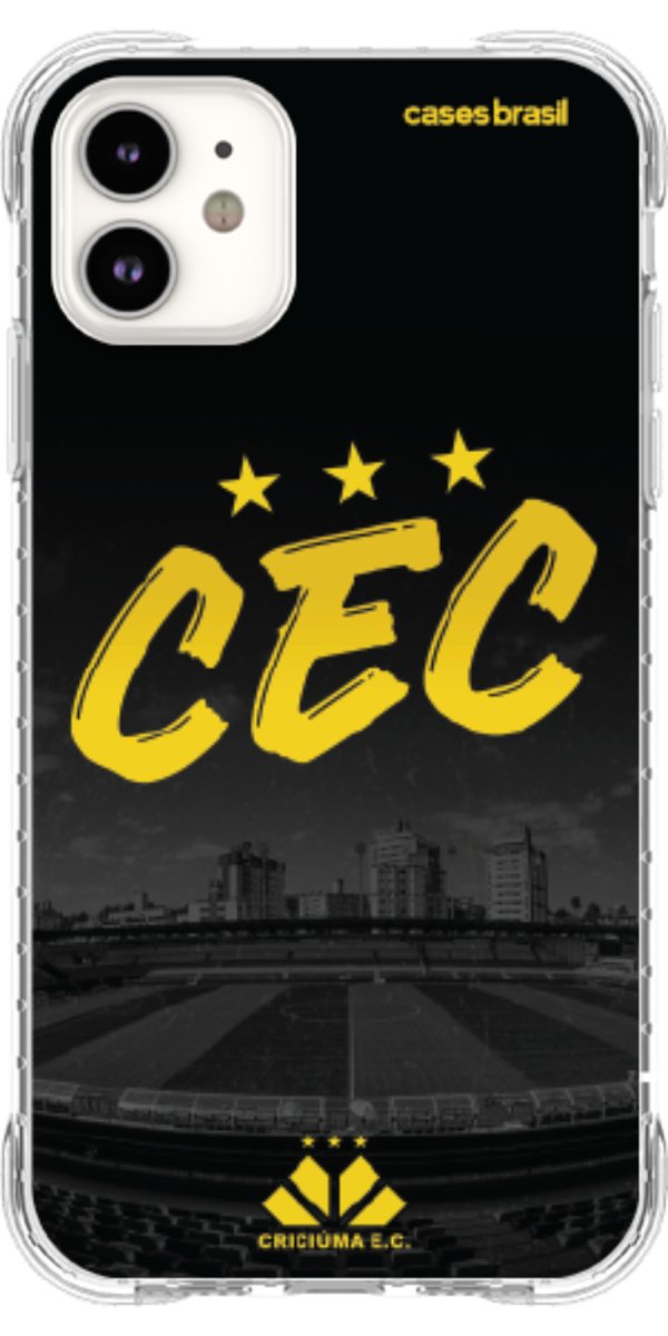 Capinha para Celular Criciúma Estampa Oficial 10