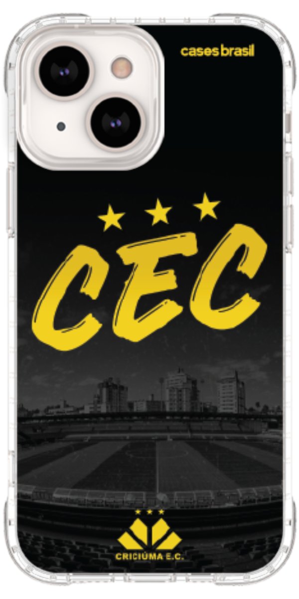 Capinha para Celular Criciúma Estampa Oficial 10