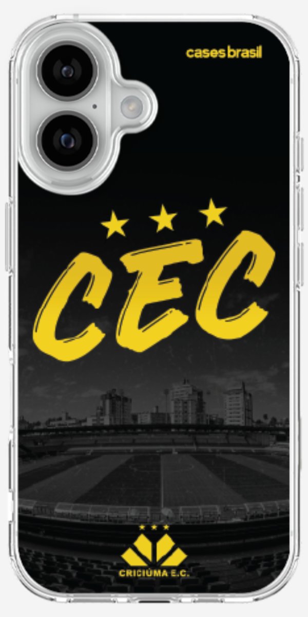 Capinha para Celular Criciúma Estampa Oficial 10