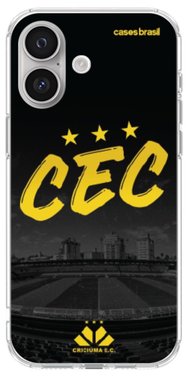 Capinha para Celular Criciúma Estampa Oficial 10