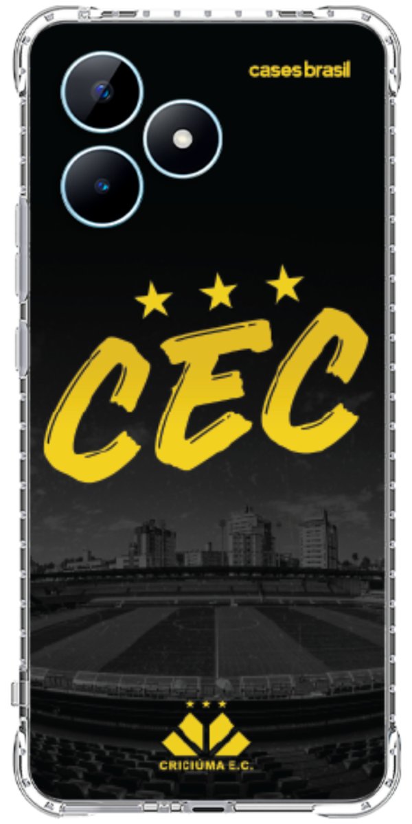 Capinha para Celular Criciúma Estampa Oficial 10