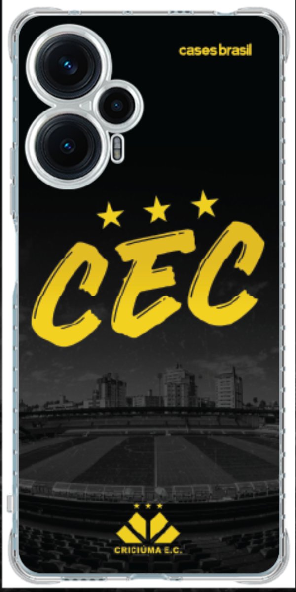 Capinha para Celular Criciúma Estampa Oficial 10
